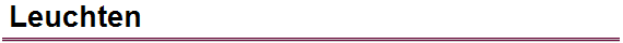  Leuchten 